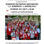 plagat Rusi orchester 2017