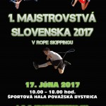 Majstrovstva Slovenska 2017 v rope skippingu v skakani cez svihadlo