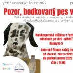 Pozor bodkovany pes v kniznici