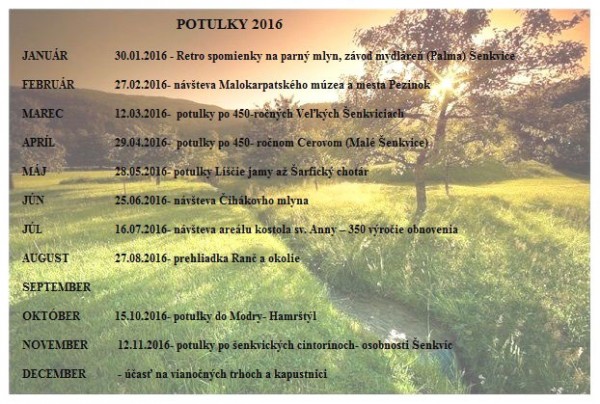 2016 POTULKY PLAGAT 2016