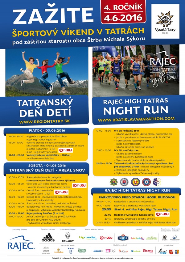 tatransky den deti rajec high tatras night run