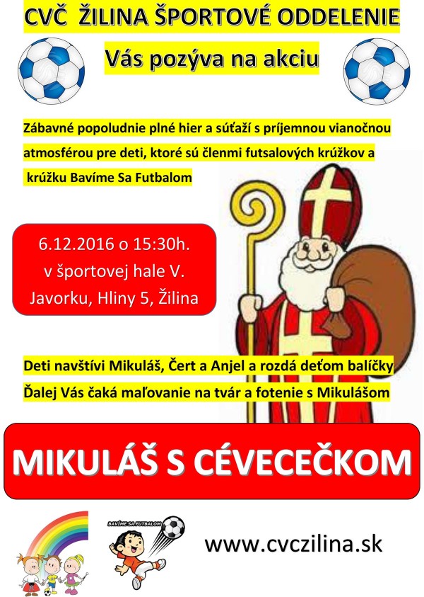 Plagat Mikulas s CVC 2016