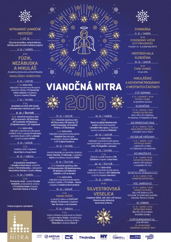 vianocna nitra program