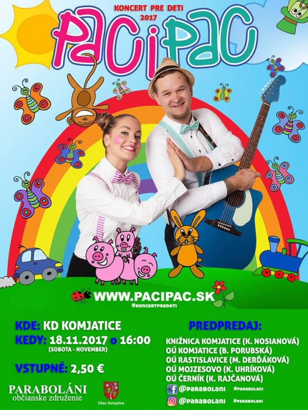 komjatice paci pac