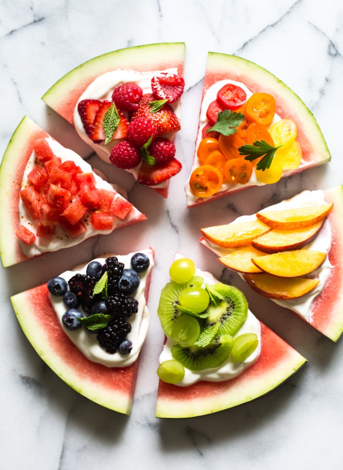 Rainbow Watermelon Pizza 4