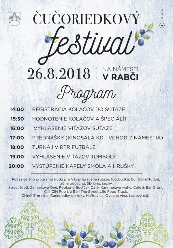 rabca cuco fest program print