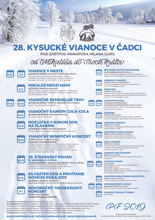 28 kysucke vianoce cadca program