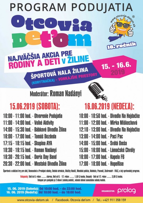 Otcovia detom 2019 poster A2 program 724x1024