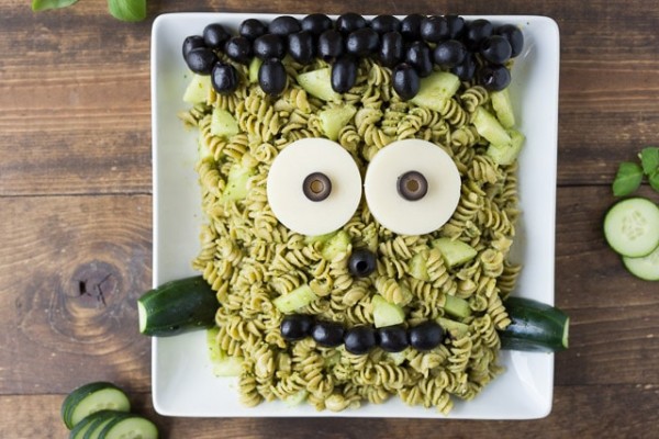 Frankenstein Pesto Pasta 3