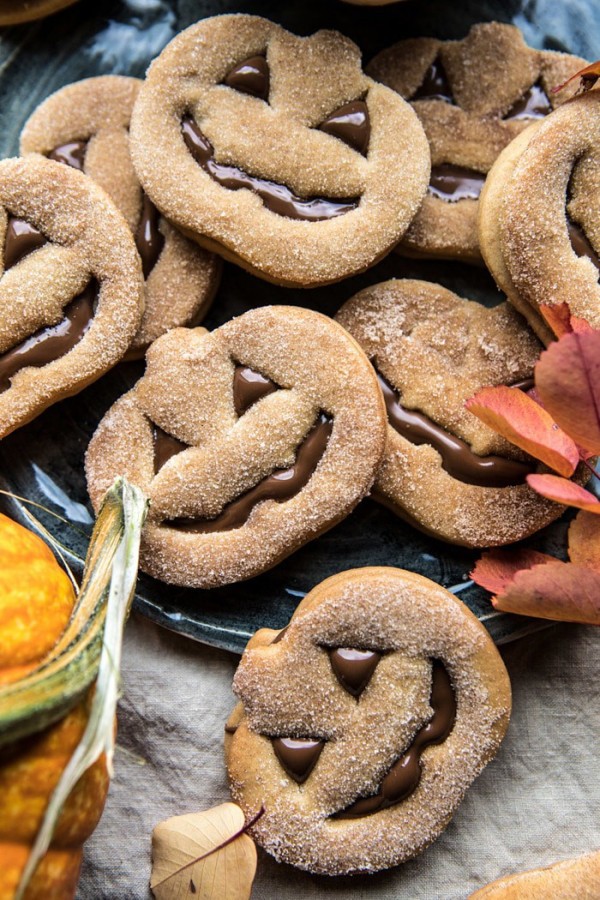 Milk Chocolate Stuffed Jack O Lantern Cookies 8 700x1050