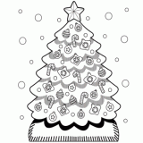 Christmas Tree Coloring Page main1 160x160