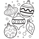 Ornaments Coloring Page 160x160