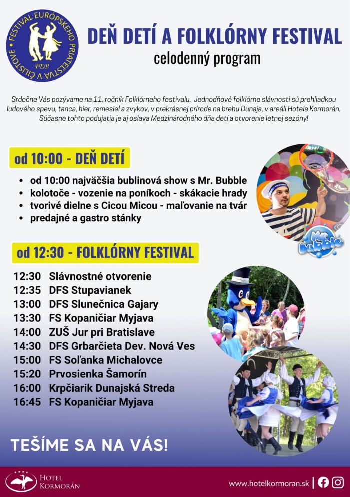 folklorny festival Samorin program