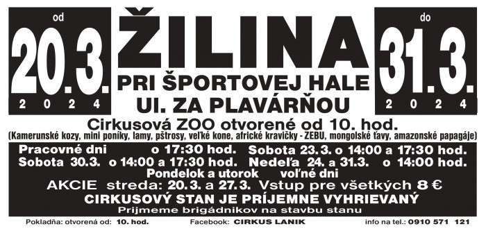 Plagat Cirkus Lanik 2024 Zilina page 0001