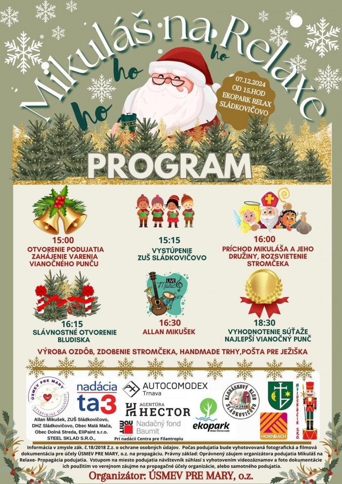 program mikulas sladkovicovo24