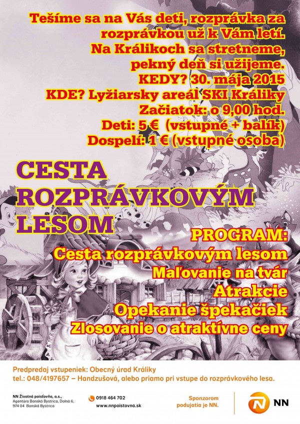 Cesta rozpravkovym lesom 30. maja 20151