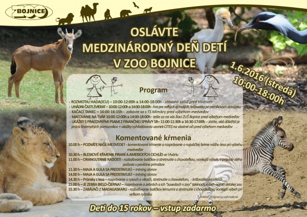 MDD v Zoo Bojnice 2016