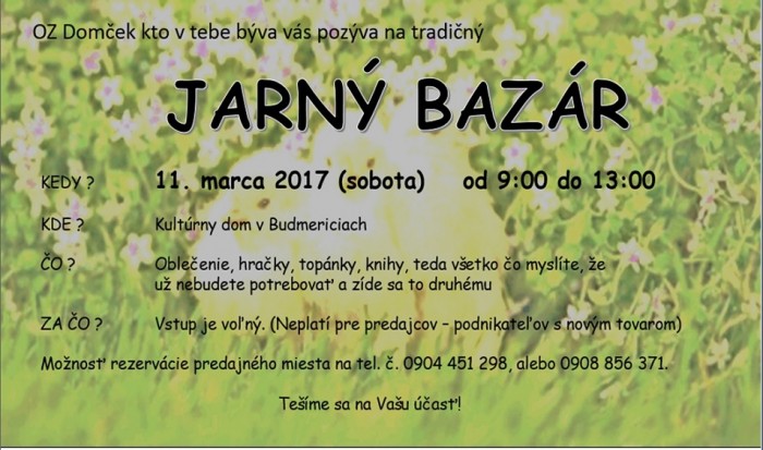 jarny bazar 2017