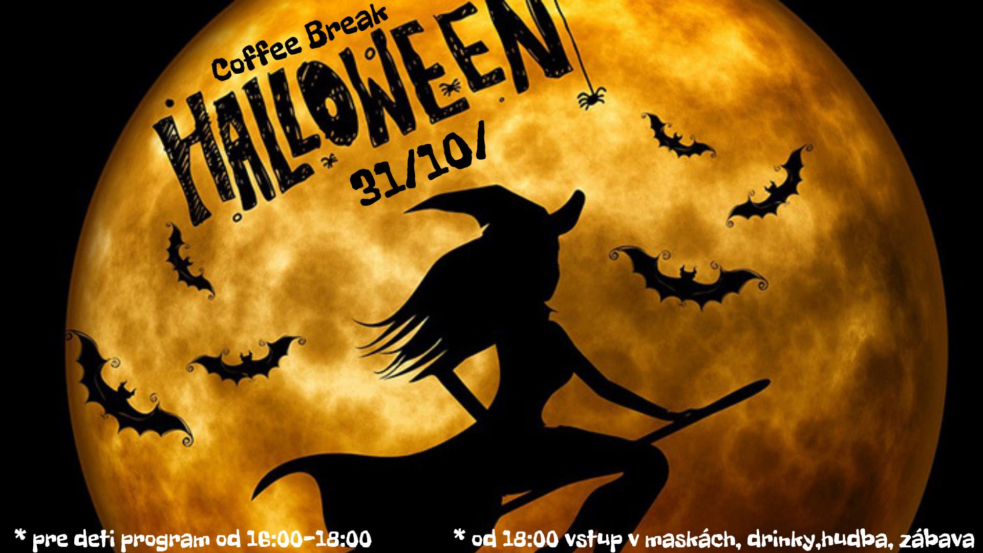 Halloween party v Coffee Break | SDEŤMI.com