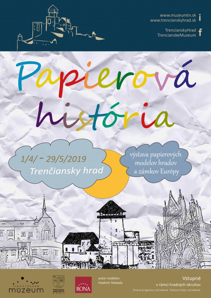 Papierova historia plagat Trenciansky hrad