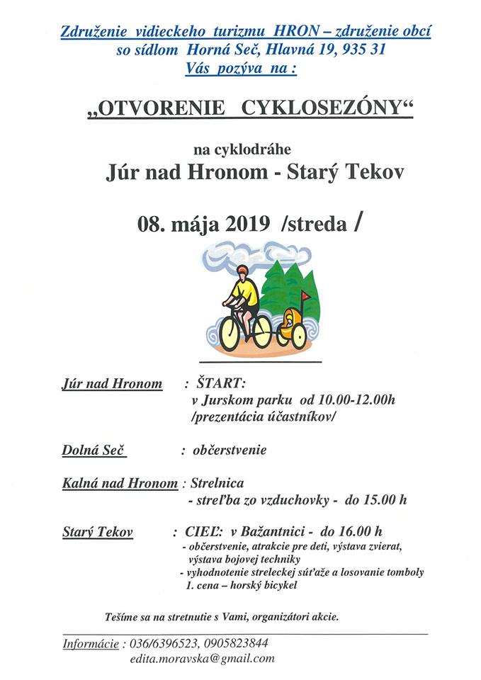 Otvorenie Cyklosezóny Júr Nad Hronom - Starý Tekov 