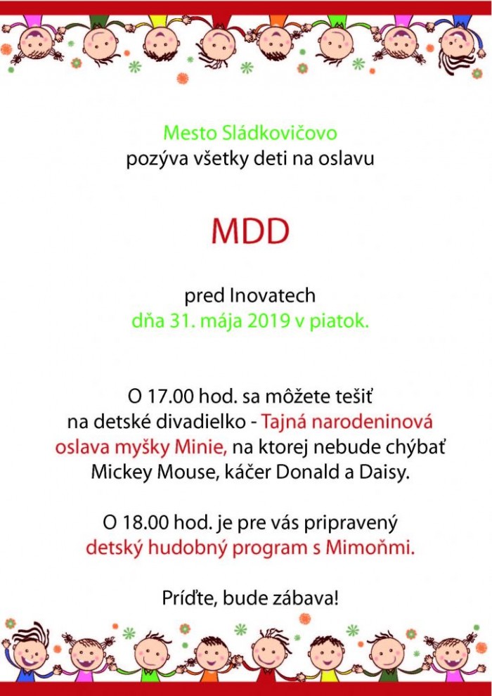 mdd 2019 sladkovicovo