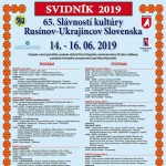 65 slavnosti rusinov ukrajincov slovenska program full
