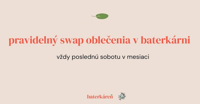 Pravidelny swap oblecenia v Baterkarni 2020