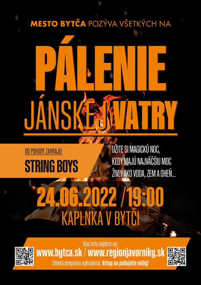 mb palenie janskej vatry 2022 poster