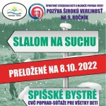 large Slalom na suchu Spisske Bystre oktober 2022