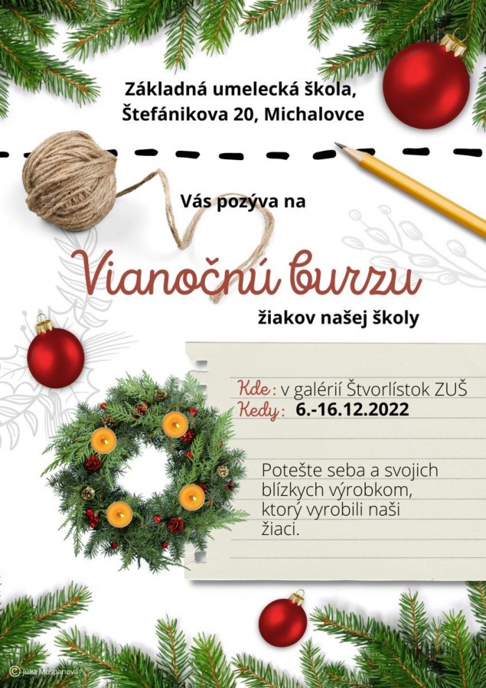 vianocna burza zus michalovce stefanikova 20