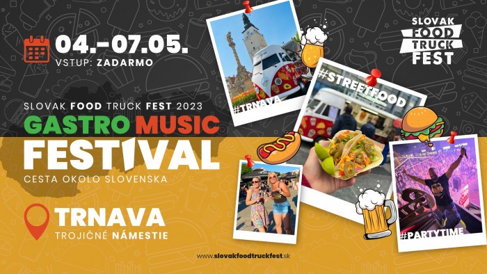 Gastro Music Festival 2023 Trnava | SDEŤMI.com