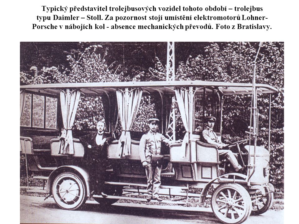 Jazda historickým trolejbusom Pressburg 1909 po Železnej Studničke ...