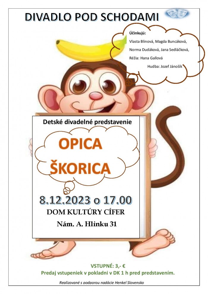 Divadlo Opica Skorica 8.12.23