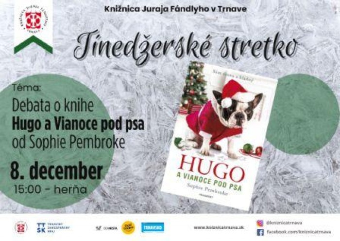 Tinedzerske stretko debata o knihe Hugo a Vianoce pod psa 8.12.23 TT