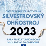 Silvestrovsky ohostroj 2023 spacince