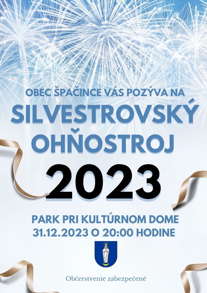 Silvestrovsky ohostroj 2023 spacince