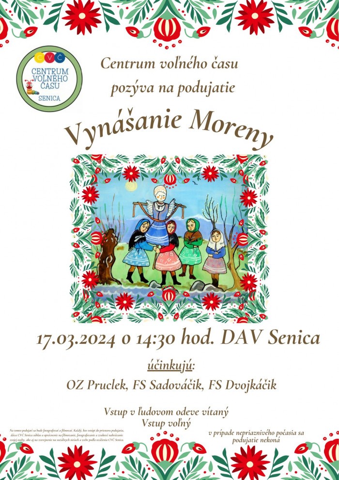 Vynasanie Moreny Senica24