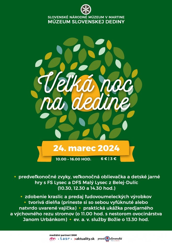 plagat velka noc na dedine 2024 mini