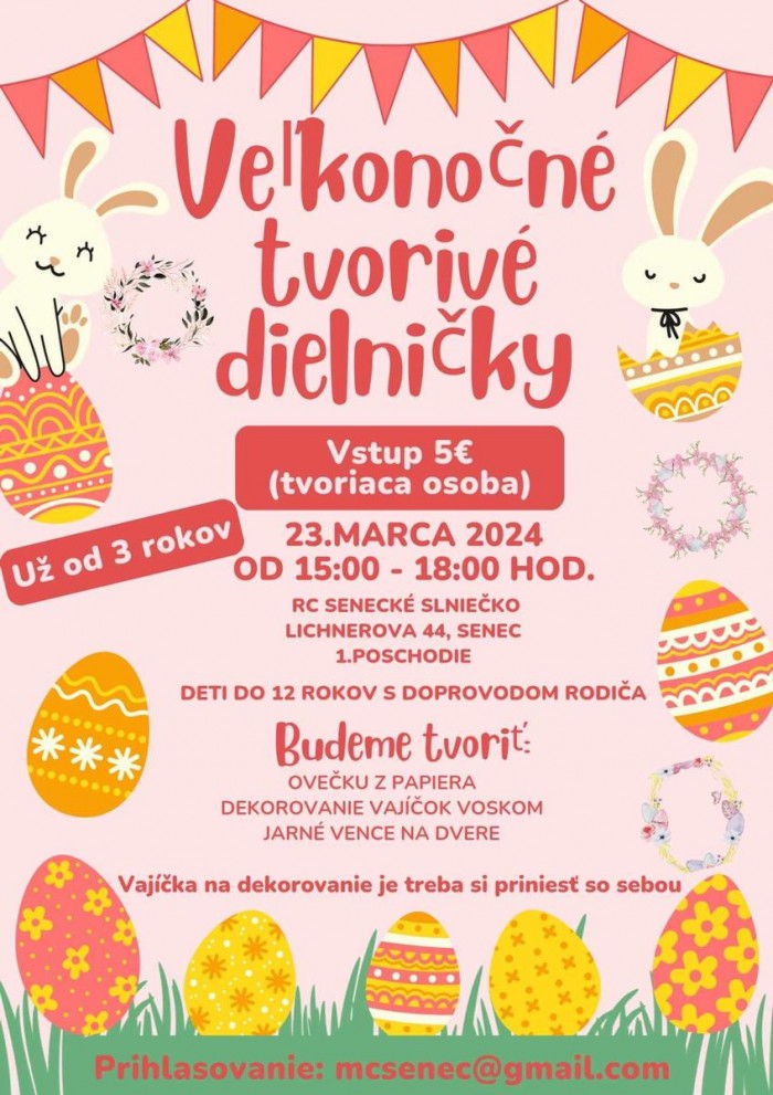 velkonocne dielnicky slniecko