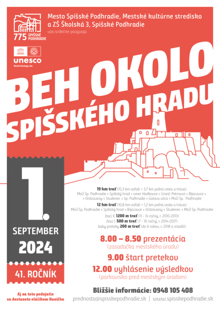 beh okolo spisskeho hradu 2024 plagat