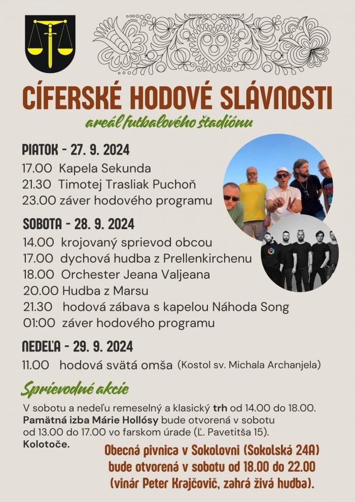 Ciferske hodove slavnosti 2024 program