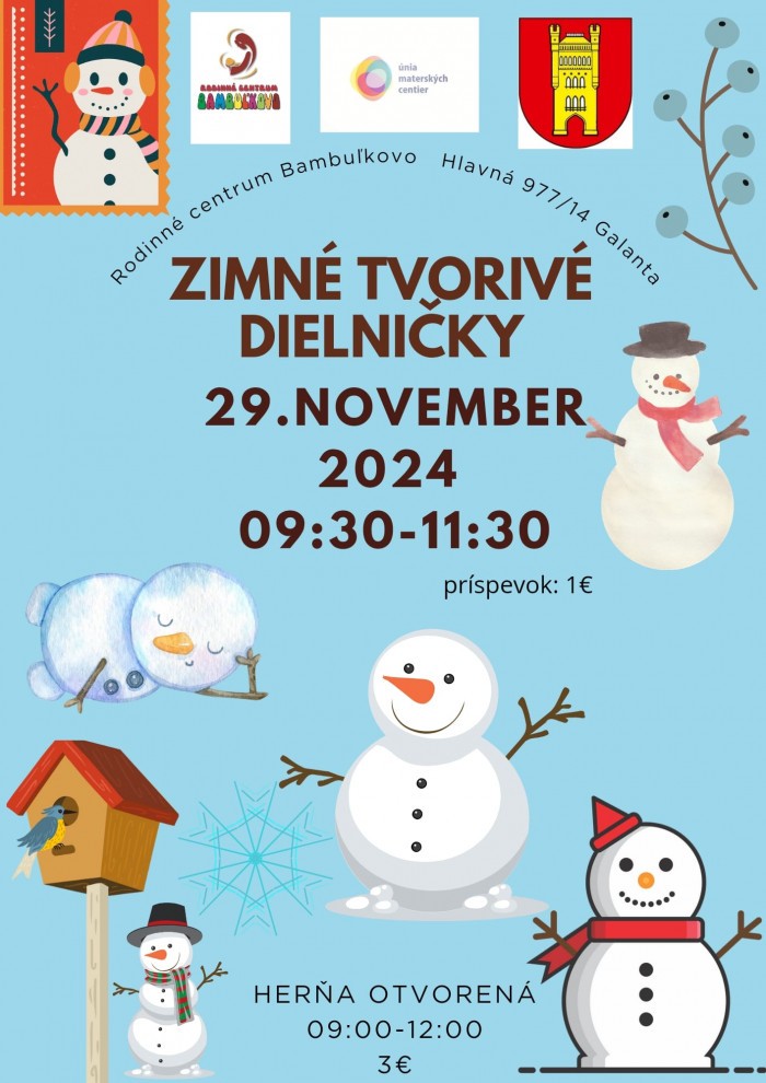 Zimne tvorive dielnicky v RC Bambulkovo24