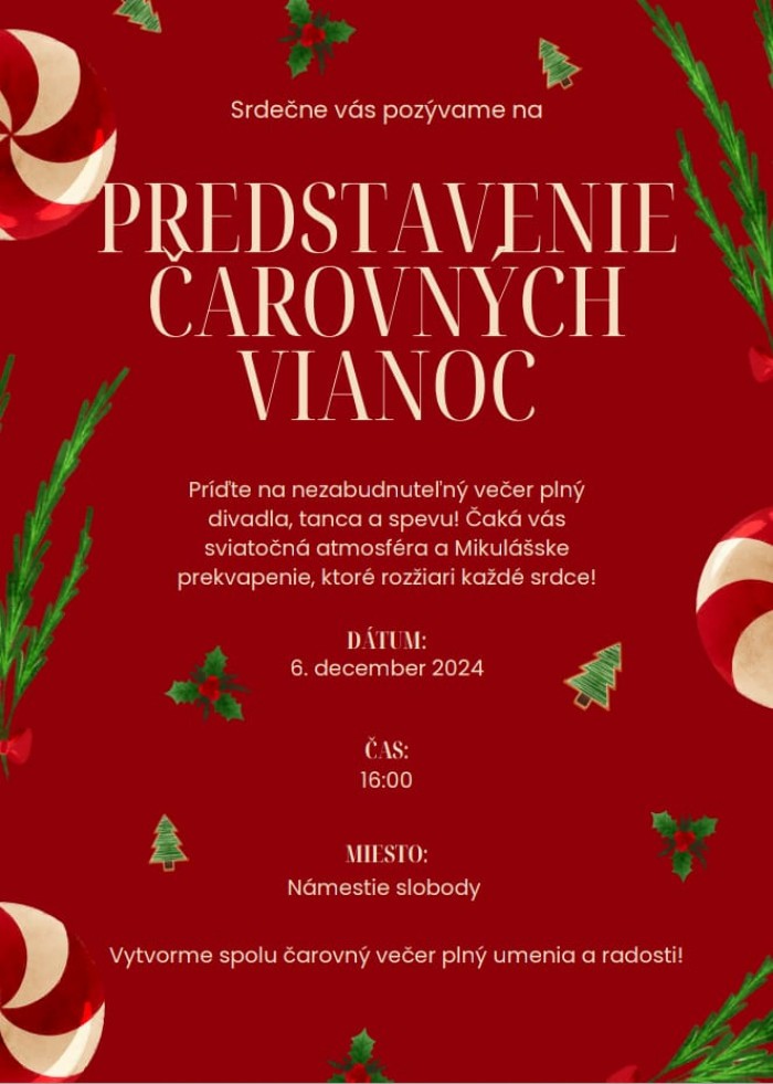 Predstavenie carovnych Vianoc a Mikulas24 PN