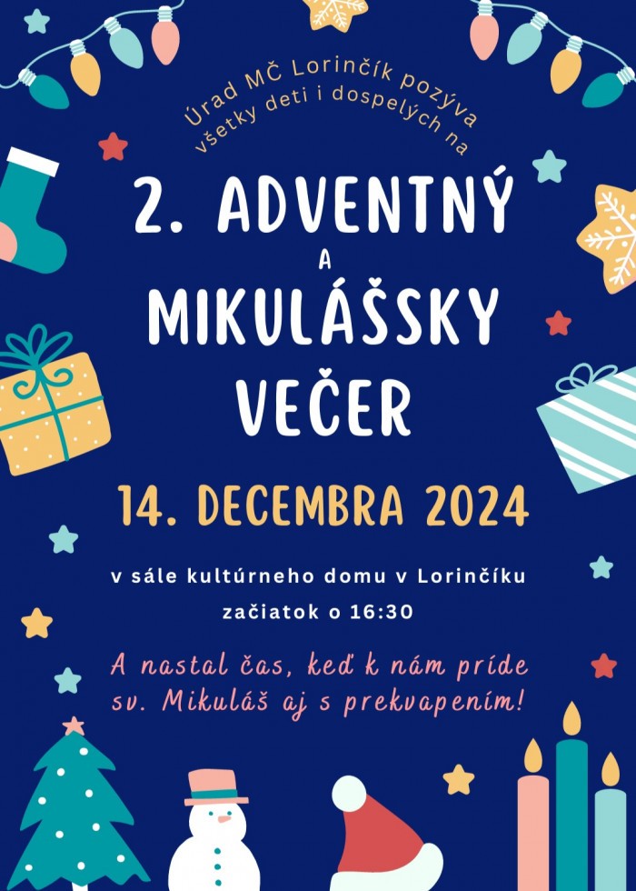 oznam 2024 12 05 adventny a mikulassky vecer