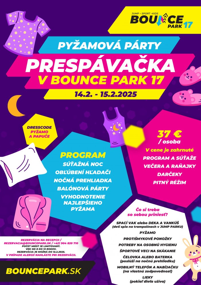 bp prespavacka pyzamova party