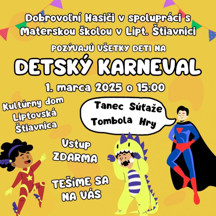 Detsky karneval Stiavnica